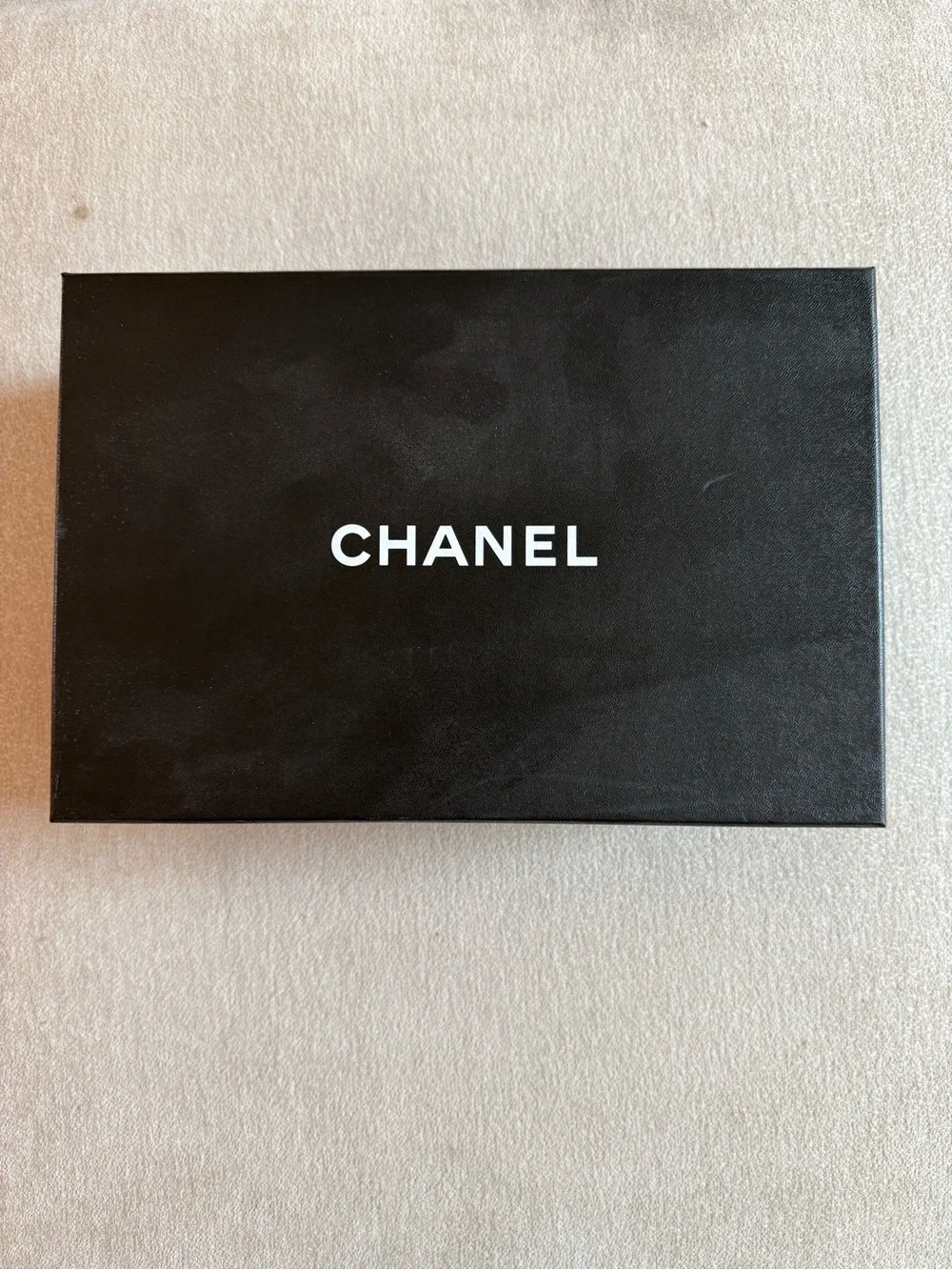 CHANEL Black Shoe Box with Dust Clothes